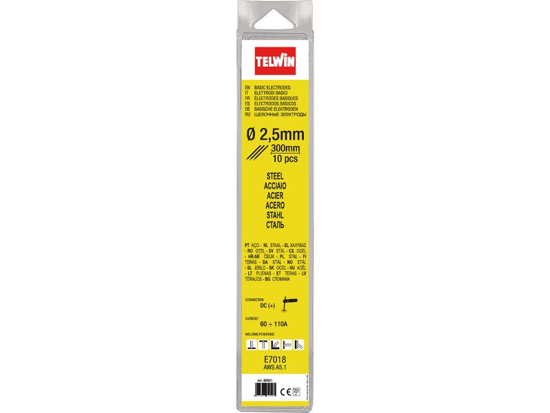 Bilde av Sveiseelektrode basisk Ø2,5 mm 10pk