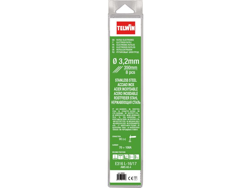 Bilde av Sveiseelektrode rustfri Ø3,2 mm 8pk