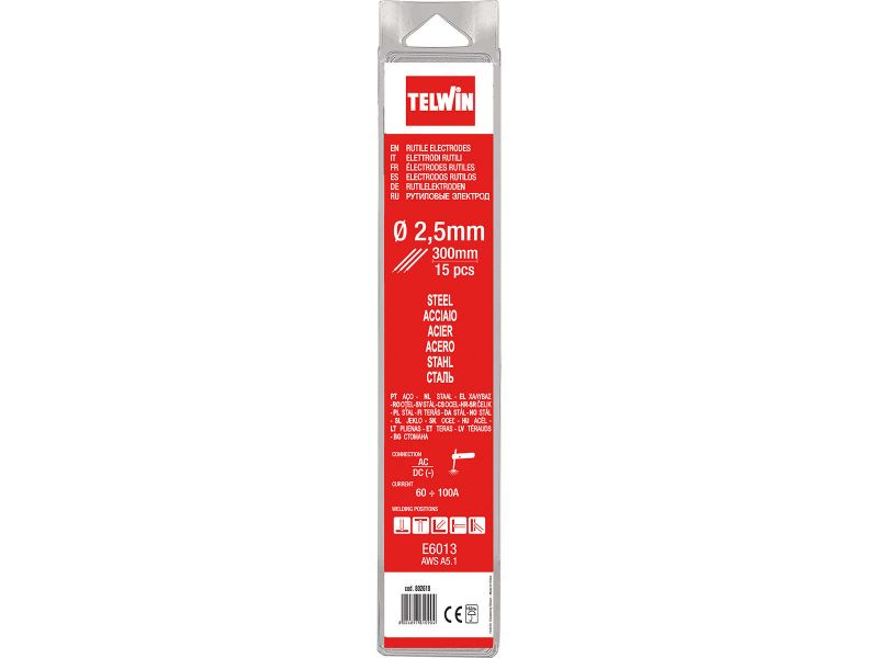 Bilde av Sveiseelektrode rutil Ø2,5 mm 15pk
