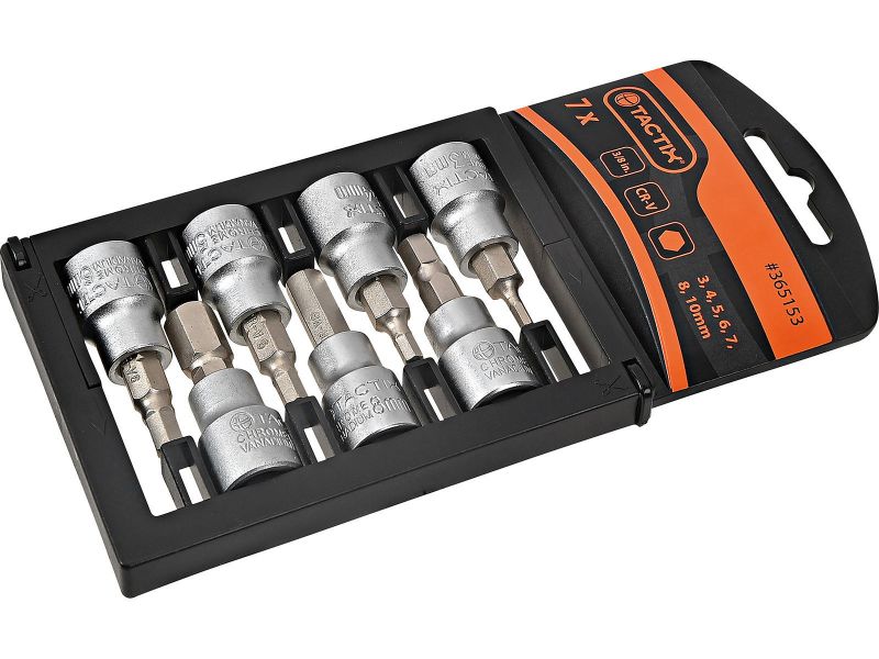 Bilde av Bitspipesett 1/4"-3/8" Hex A7