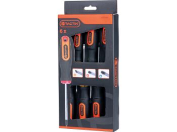 Bilde av Skrutrekkersett PH/PZ/flat 6 deler