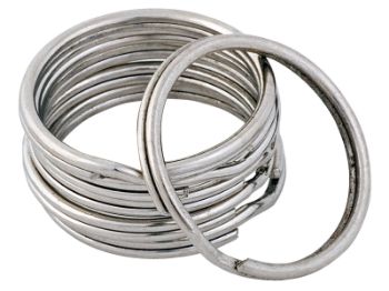 Bilde av Nøkkelring forniklet Ø25mm 6 stk.