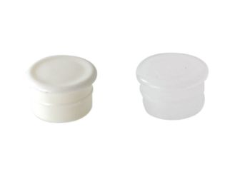 Bilde av Dekkpropp plast/hvit Ø 13x10mm 24 stk.