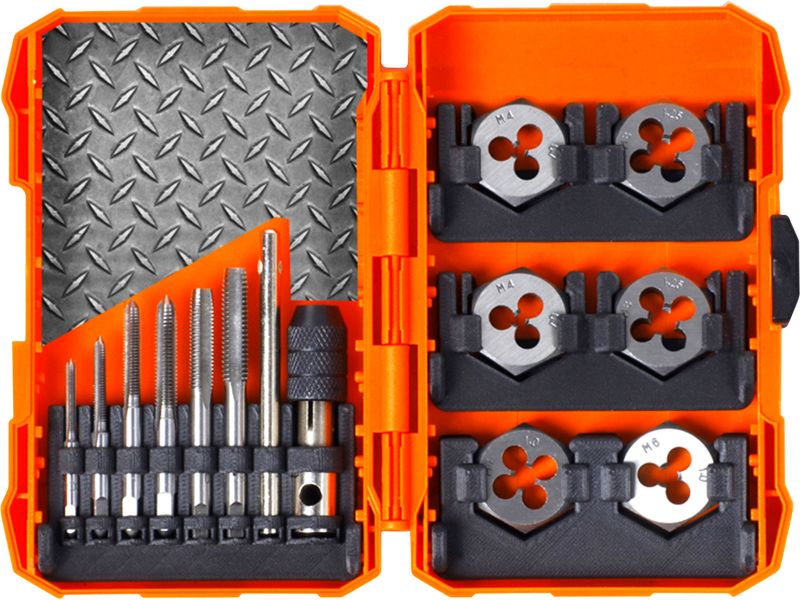 Bilde av Gjengeverktøysett 13 deler metrisk/SAE