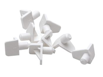 Bilde av Hyllebærer nylon/hvit Ø5mm 24 stk.