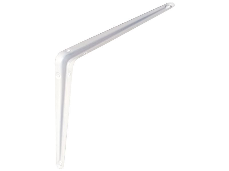 Bilde av Hyllevinkel stål/hvit