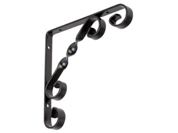 Bilde av Hyllevinkel stål/svart