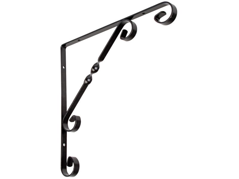 Bilde av Hyllevinkel stål/svart