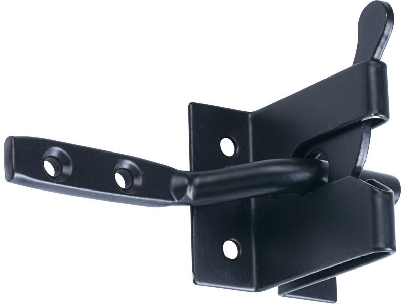 Bilde av Grindlås sort 120x50mm