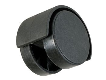 Bilde av Møbeltrinse plast/svart Ø40mm 2 stk.