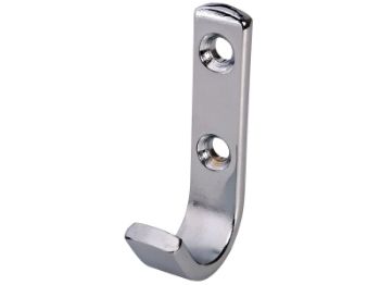 Bilde av Garderobekrok krom 19x80 mm