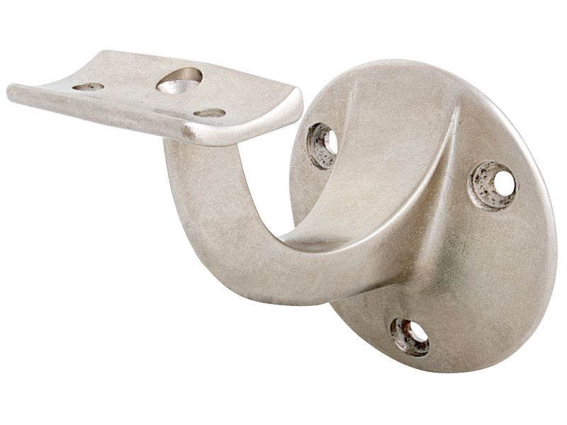 Bilde av Gelenderholder aluminium/sølv 65x55mm 2 stk.