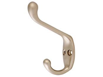 Bilde av Hattekrok Zamak/krom matt 43x105mm