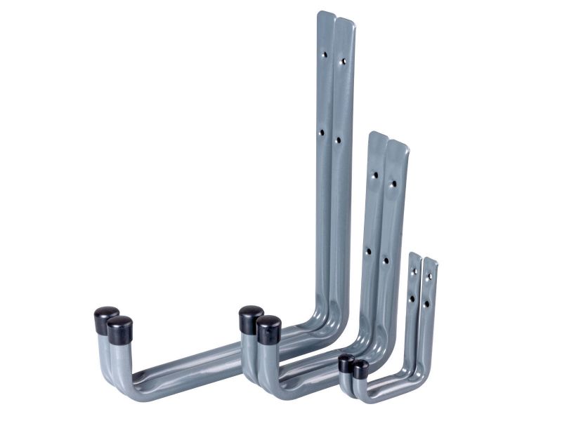 Bilde av Opphengskroker sett stål/grå 6 stk.