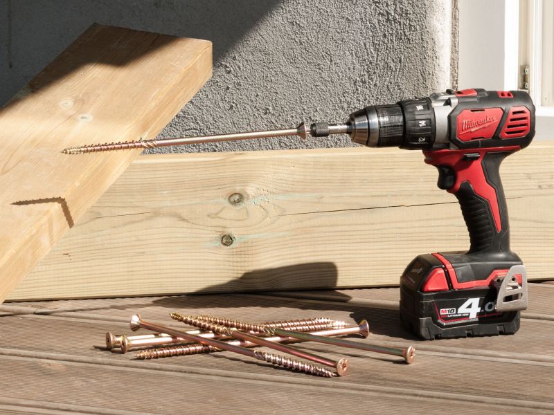 Bilde av Konstruksjonsskrue gulkromatisert senkhode ttap