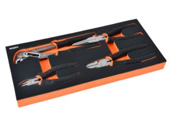 Bilde av Verktøysett f/vogn 4 deler tenger