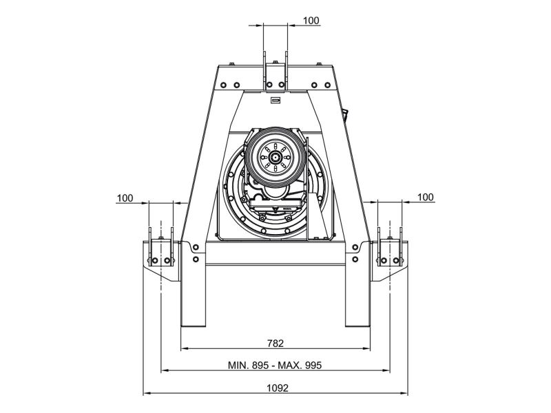 Bilde av Strømaggregat Farmer 75L 230V traktordrevet