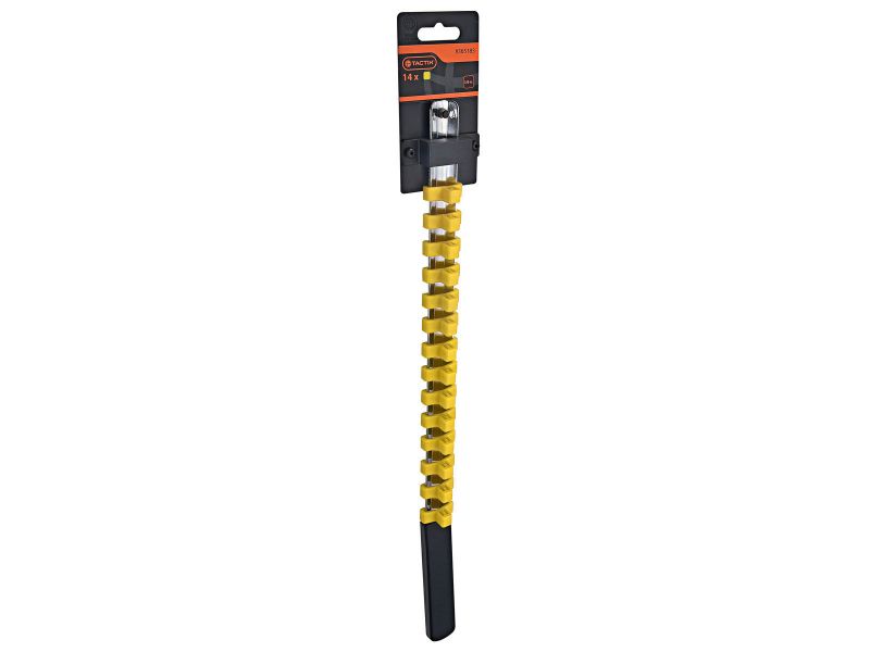 Bilde av Holder for 3/8" piper 14 klips gul