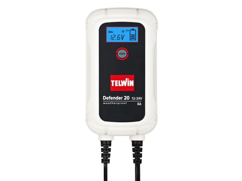 Bilde av Batterilader Defender 20 Weatherproof 12/24V 8