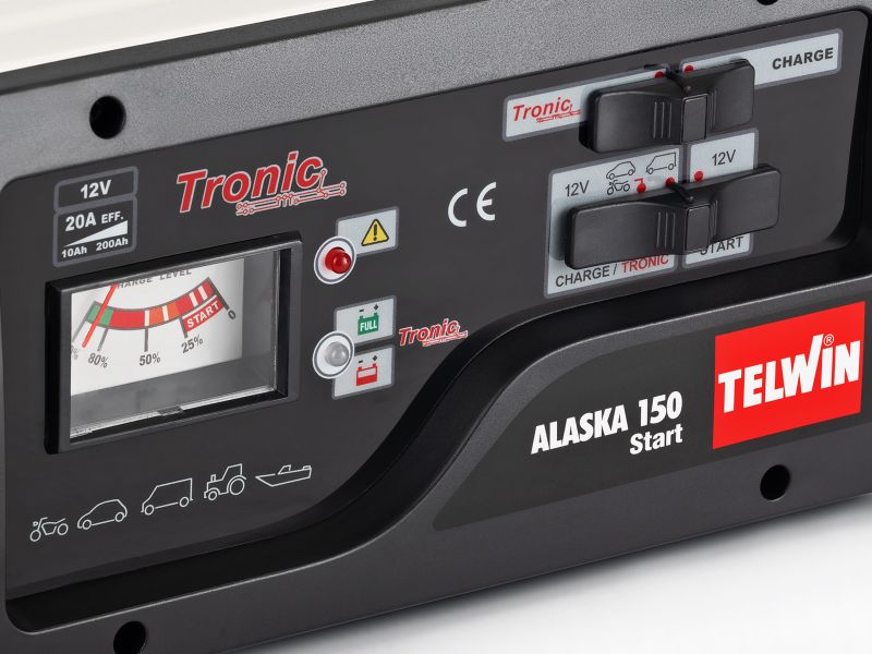 Bilde av Lader med hjelpestarter Alaska 150 12V 20/100A