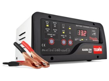 Bilde av Lader med hjelpestarter Alaska 210 12/24V 25/300A