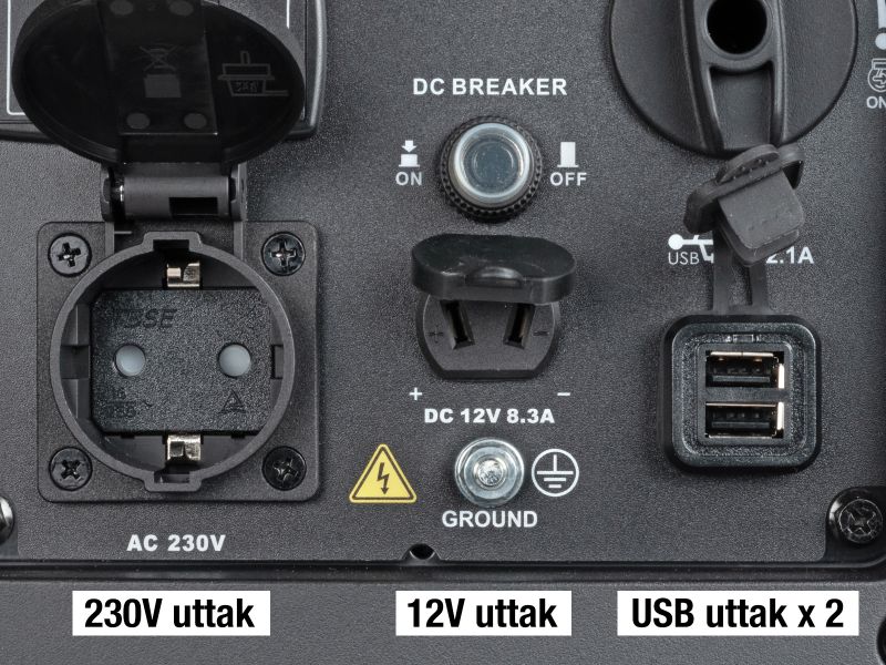 Bilde av Strømaggregat PM 2100iS inverter aggregat, bensin, 2,0 kW