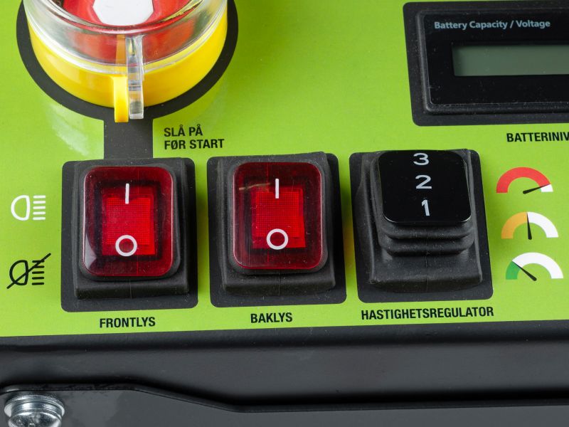 Bilde av Minidumper PM500HE 500kg elektrisk 48V hydraulisk tippfunksjon